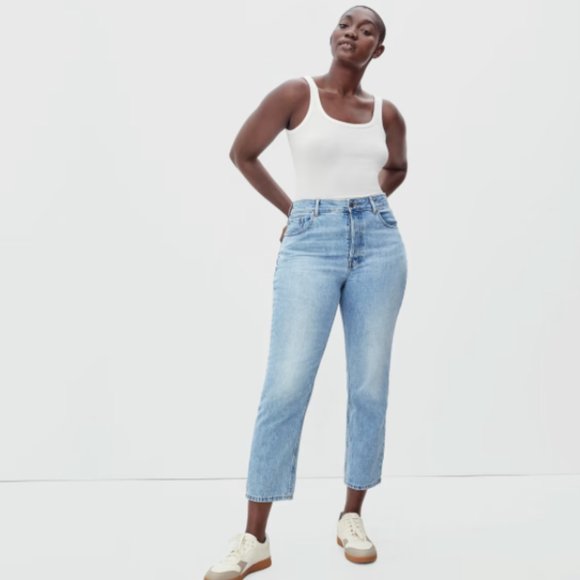 Everlane Denim - Everlane Curvy ’90s Cheeky Jean Vintage Sunbleached Blue Size 29
